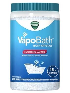 3/$12 Vicks VapoBath Bath Crystals 15oz